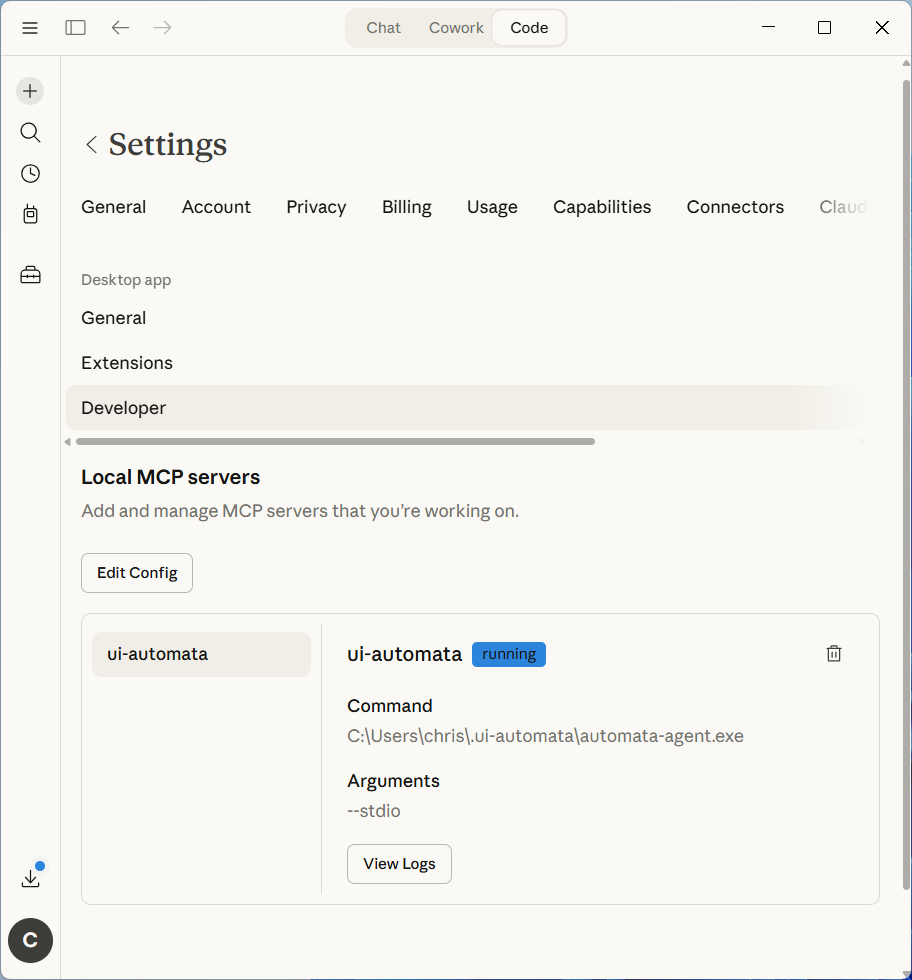 Claude Desktop Connector
